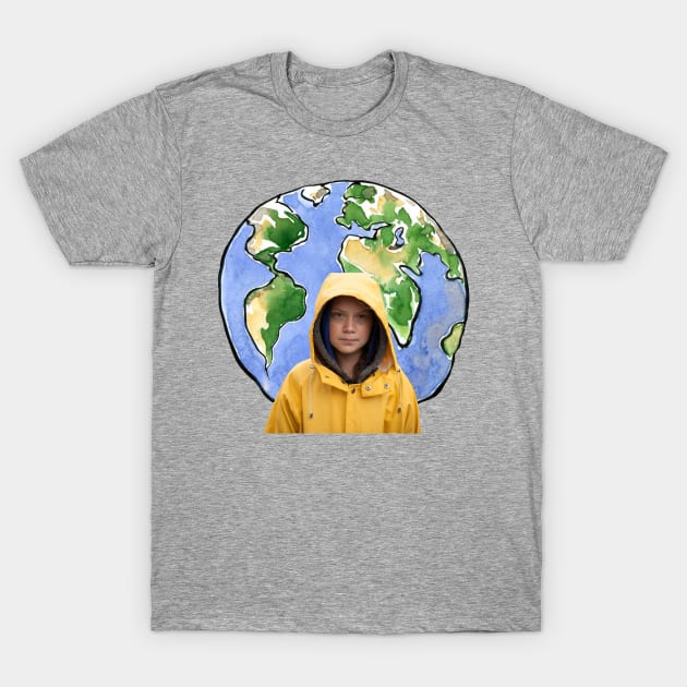 Greta Thunberg T-Shirt by heldawson